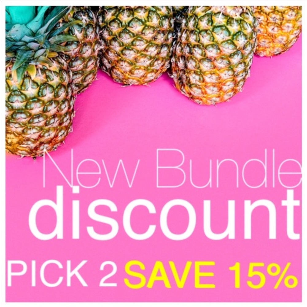 BUNDLE 2 OR MORE ITEMS & SAVE 15%!!!